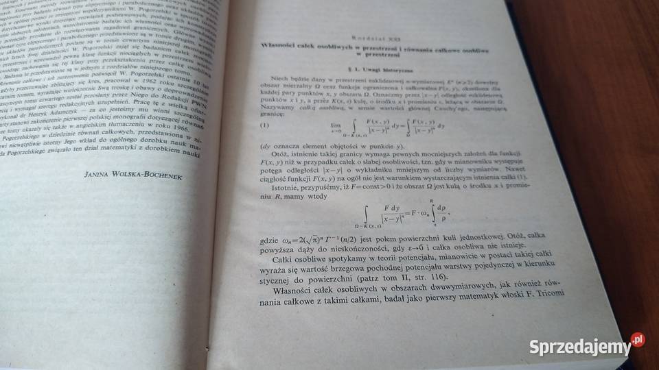 Równania całkowe i ich zastosowania 4 Całki Gdańsk