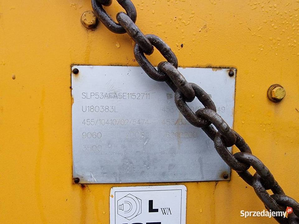 RAMA ŁADOWARKA JCB 535125 2005R Lipno