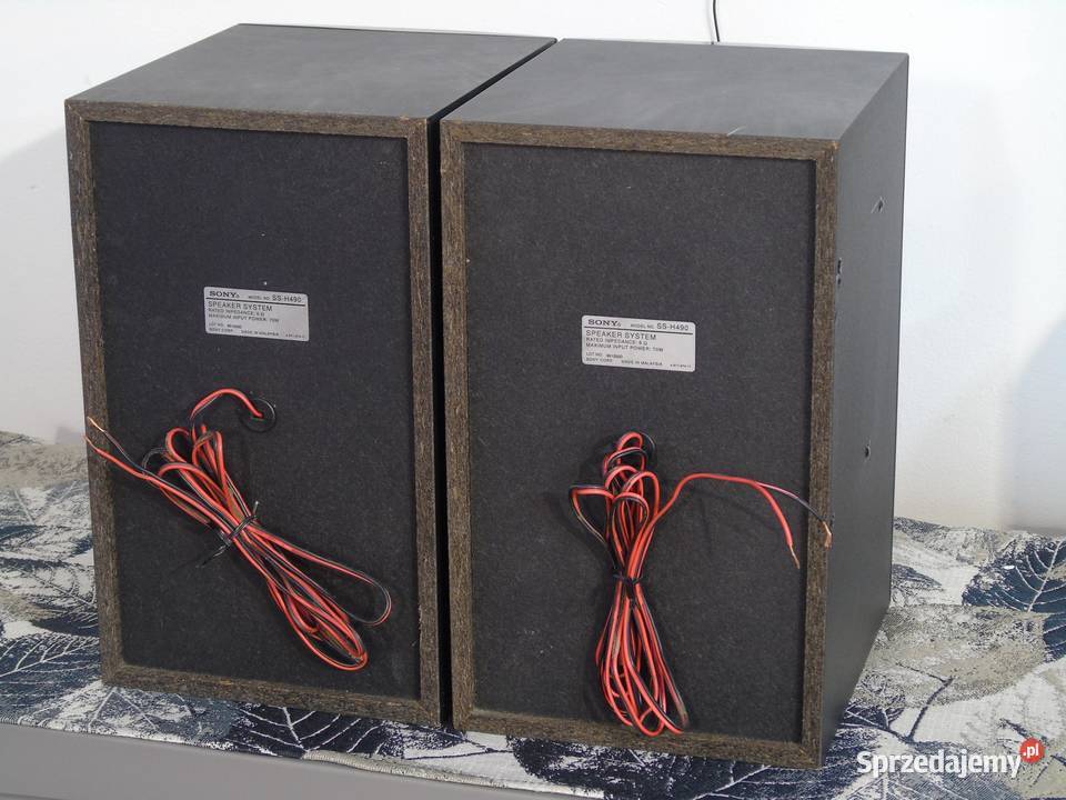Kolumny Sony SSH490 2 x 70 wat świetne stereo Jasło