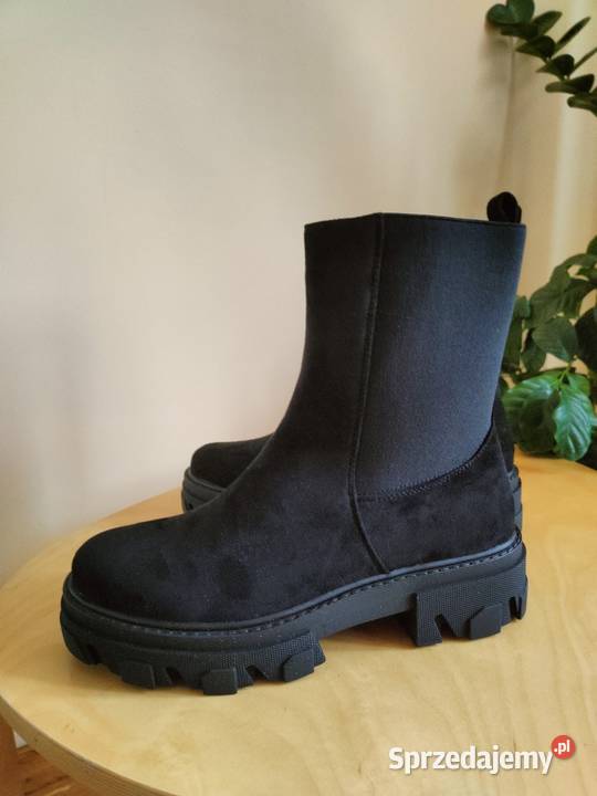 Botki workery zamszowe Kazimierza Wielka