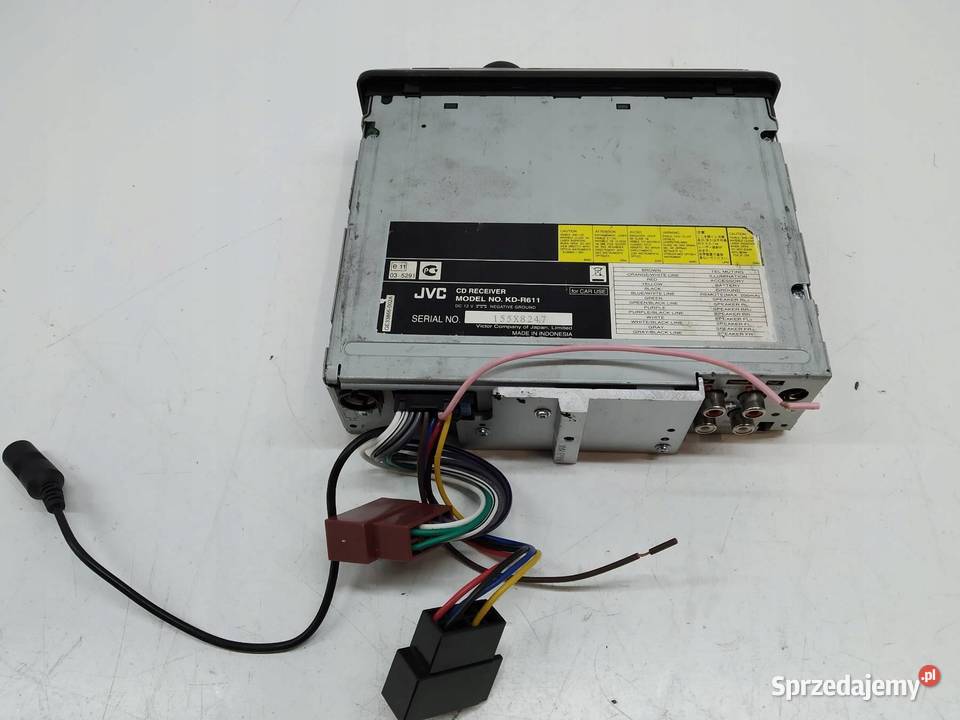 RADIO JVC KDR611 Peugeot 206 cc I 20002008