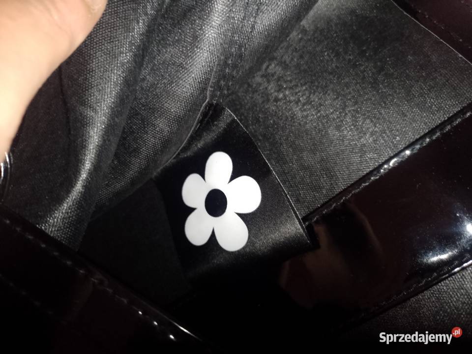 Marc Jacobs Duża czarna lakierowana torebka Dla kobiet Torby i torebki Kraków