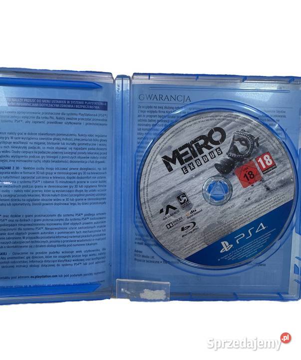 Gra Metro Exodus PlayStation 4 Elbląg