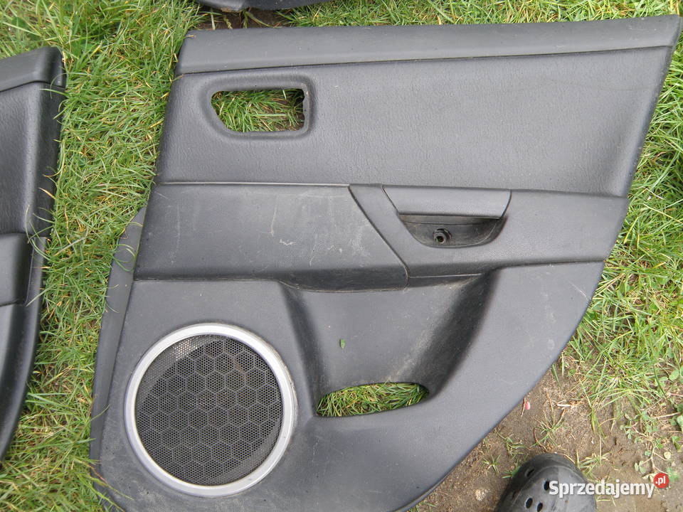 Boczki drzwi skórzane skóra Mazda 3 I 0309 BK Tapicerki samochodowe