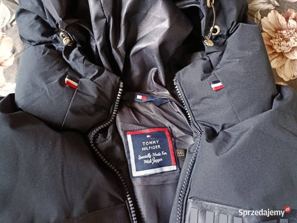 Kurtka zimowa pikowana Tommy Hilfiger granatowa Rozmiar S podlaskie Białystok