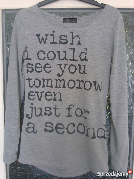 szary tshirt z długim rękawem Troll Olkusz