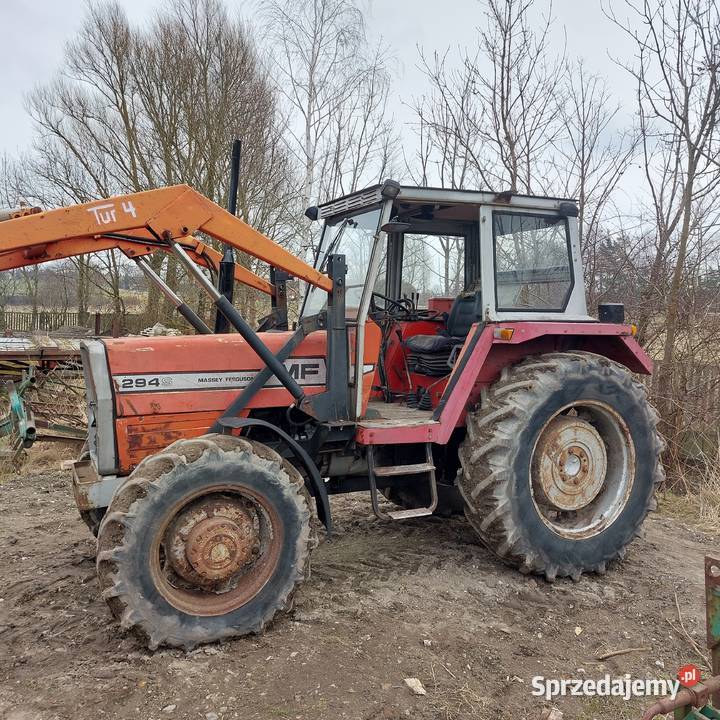 Ciągnik Massey ferguson 294 ładowacz Ursus 4514 Wodzisław