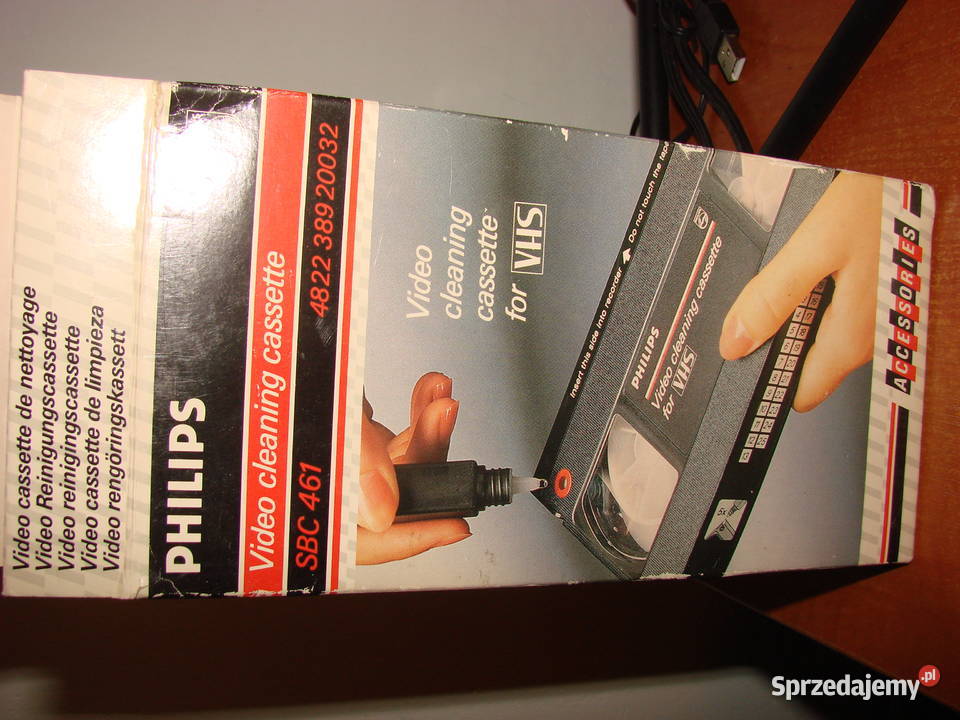 Philips kaseta czyszcząca VHS pomorskie Pruszcz Gdański