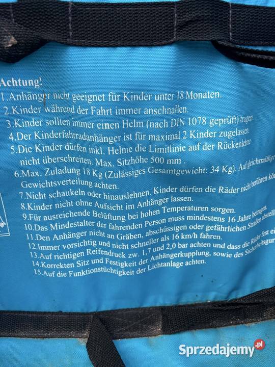 Przyczepka do roweru składana na Ostrów Wielkopolski