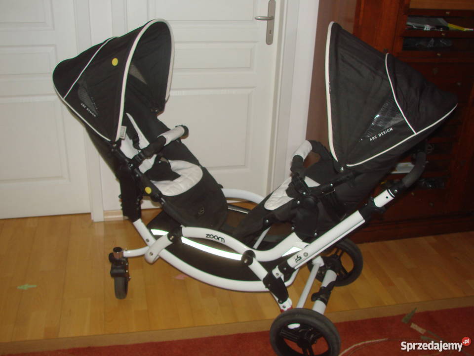 Wózek bliźniąt ABC Design Zoom Możliwość zamontowania fotelika  małopolskie Kraków