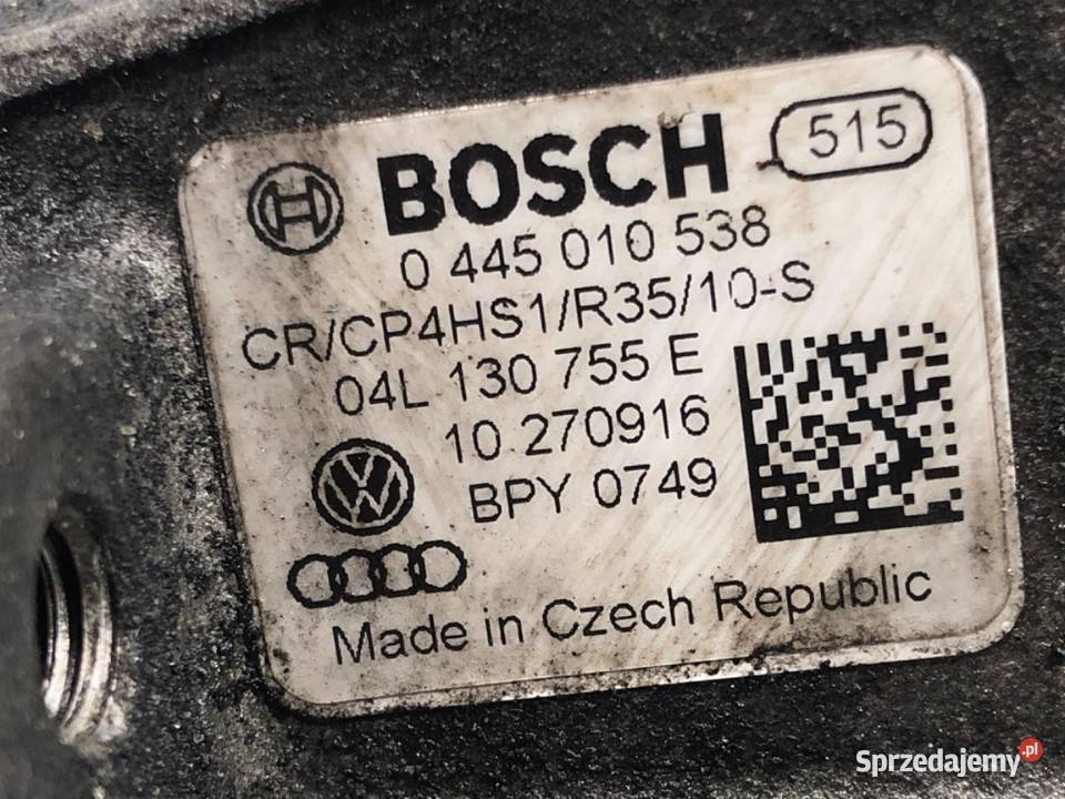 POMPA WTRYSKOWA SKODA OCTAVIA III 0445010538 20