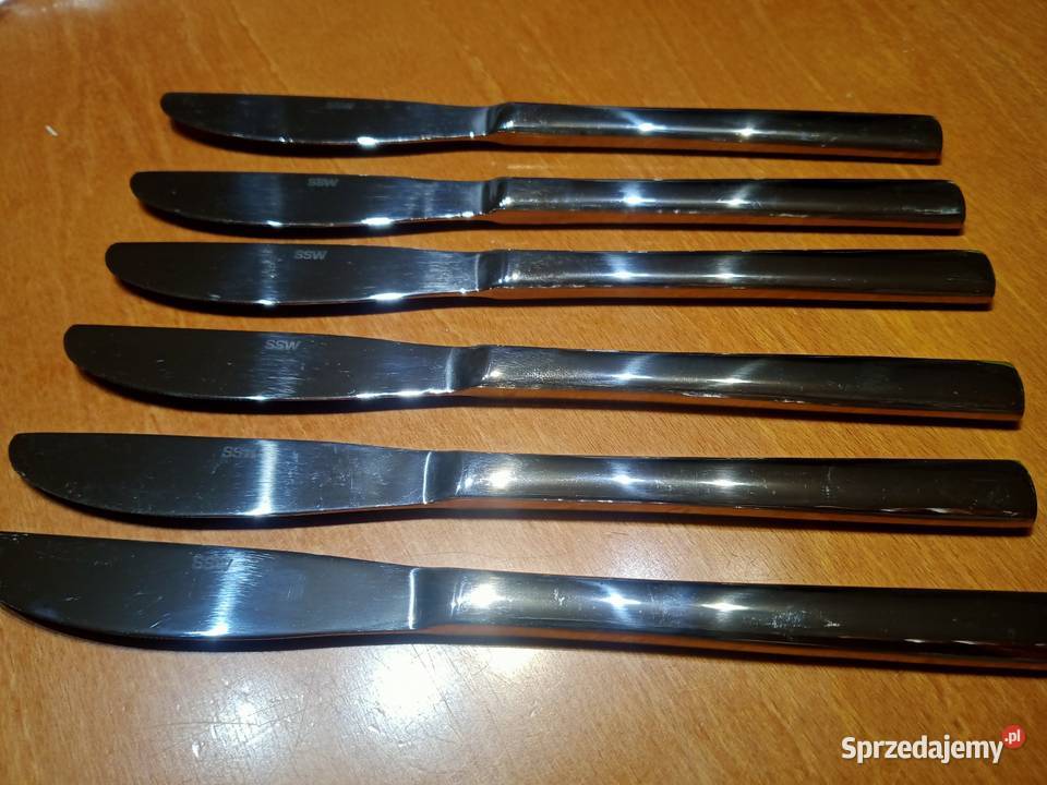 Noże stołowe SSW 6 niecałe 22 nowe Kraków