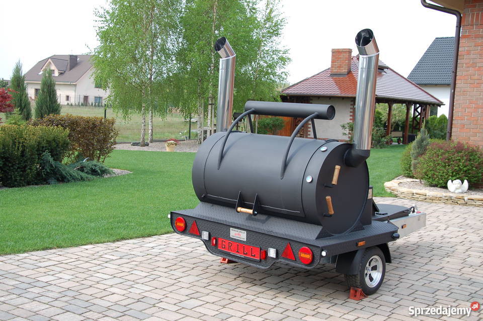 Przyczepa Bizon grill BBQ Route66grill Wlkp wielkopolskie