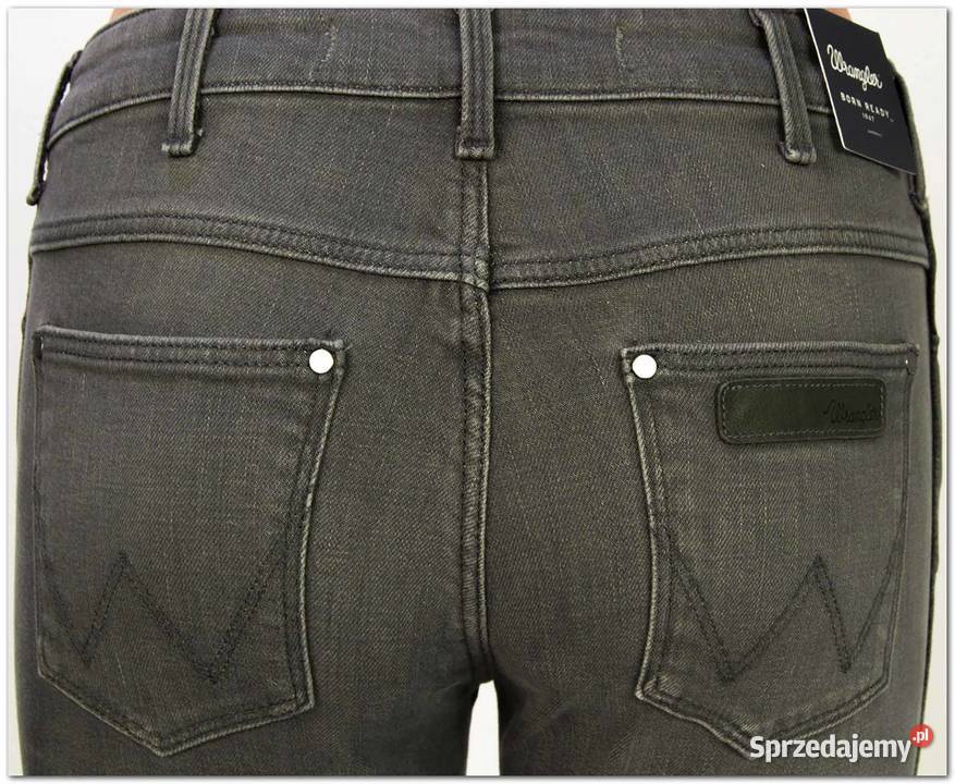Spodnie damskie Wrangler Corynn Slate Grey W25 Bez wzoru warmińsko-mazurskie Pisz