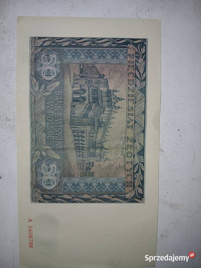 Banknot 50 Kraków 1 sierpnia 1941r Gorzkowice