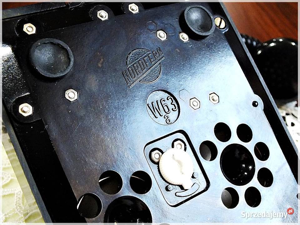 Stary Telefon RFT Nordfern W63 Bakelit Żary sprzedam