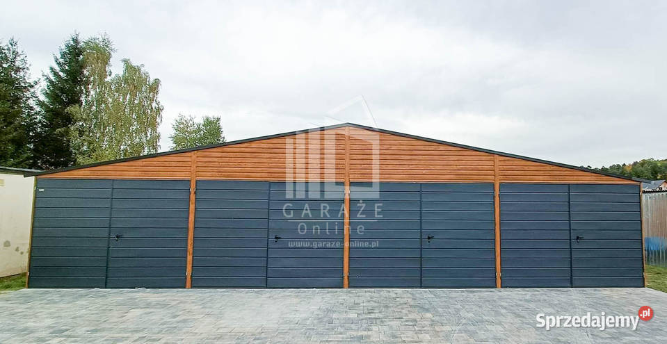 GARAŻ BLASZANY 12m x 6m dwuspad 4x Brama małopolskie Tarnów sprzedam