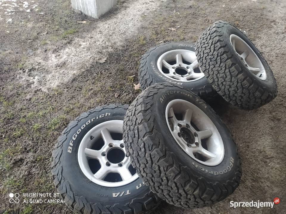 Koła 235 75 r15 all terrain Bfg Borbet 6x1397 Deszczno