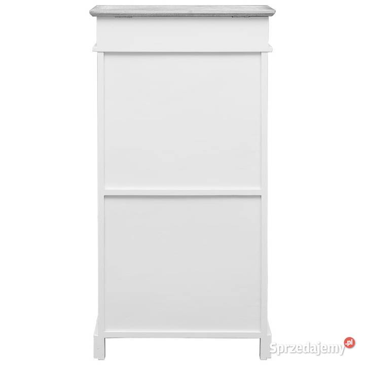 Szafka na buty szara 50 x 28 x 98 drewno mazowieckie Warszawa