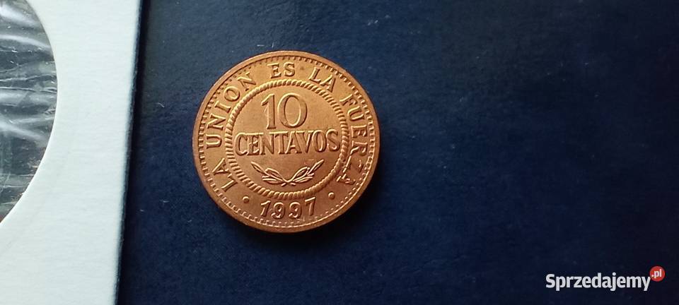 Stare monety 10 cent 1997 Boliwia podkarpackie