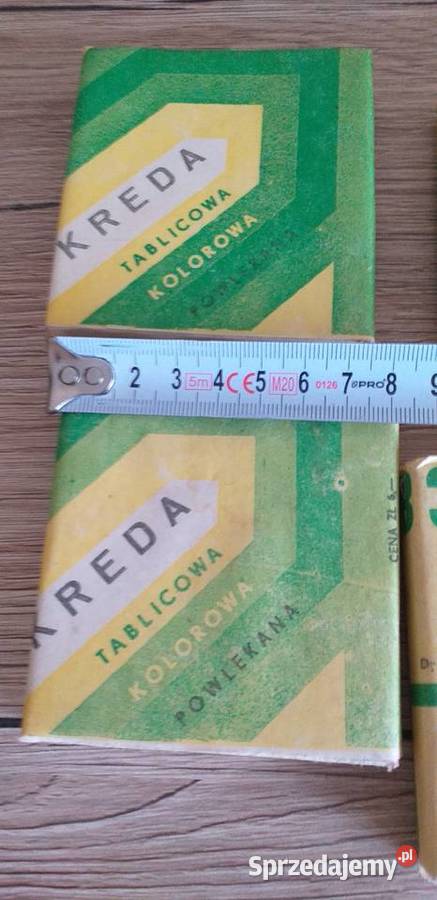 Kreda z czasów prl kolrowa Porcelana i szkło łódzkie Przedbórz