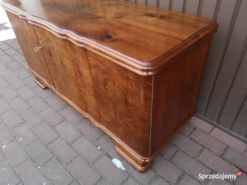 Komoda ARTDECO OrzechCzeczot Niska Stara Antyk Swarzędz sprzedam