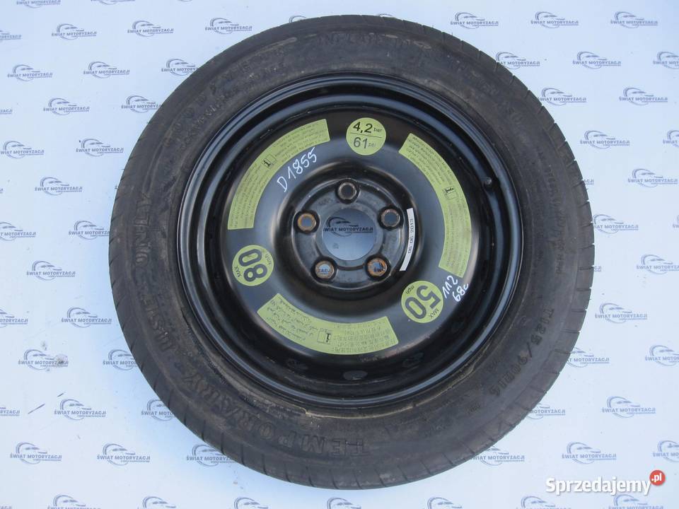 MERCEDES W169 koło dojazdowe 1259016 98M 5x112 świętokrzyskie