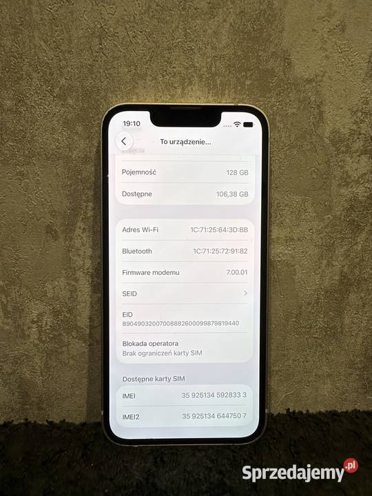 iPhone 13 Mini 128GB 100 Kondycja wielkopolskie Kalisz