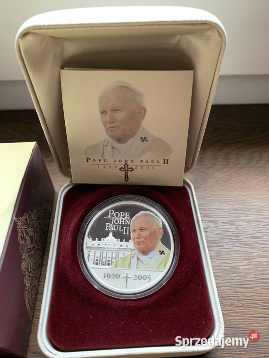 Jan Paweł II moneta kolekcjonerska Zgierz