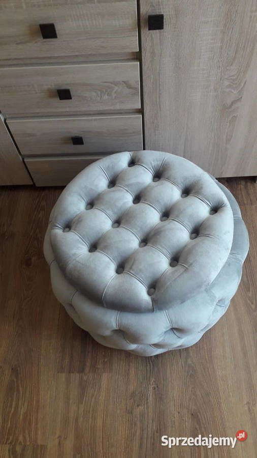 Pufy z pojemnikiem stoliki glamour Żdżary sprzedam