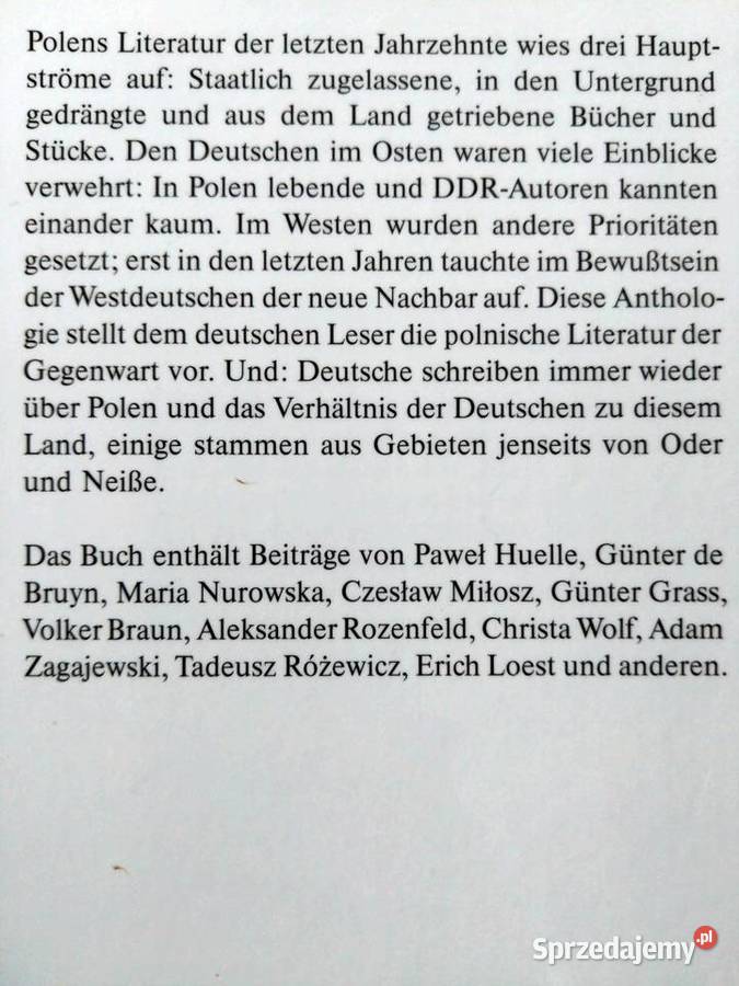 NNach den Gewittern Ein PolnischDeutsches mazowieckie sprzedam