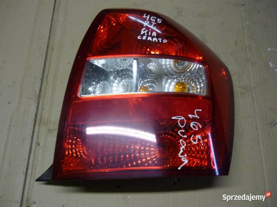 KIA CERATO I HB LAMPA TYŁ PRAWA osobowe wielkopolskie Zbierkowo