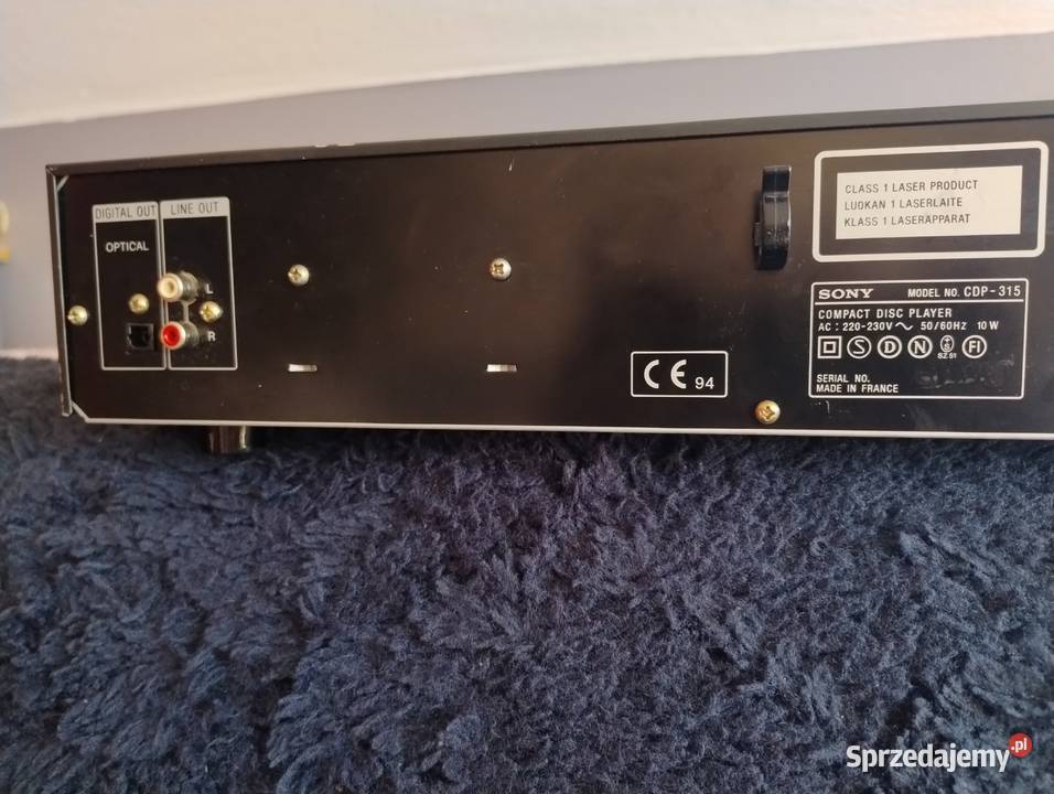 Odtwarzacz CD sony cdp 315 podkarpackie Trzebuska