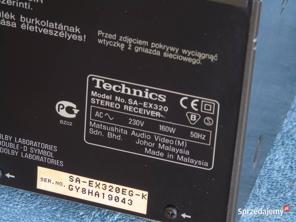 Amplituner Technics SAEX 320 sprawny i mocny Jasło