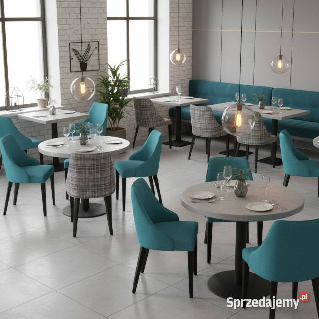 Tapicerowane krzesło do restauracji kawiarni i śląskie Katowice