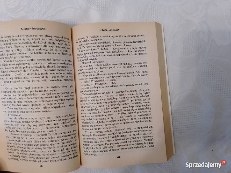 Książka HMS ULISSES Alistair MacLean I pełne Oborniki sprzedam
