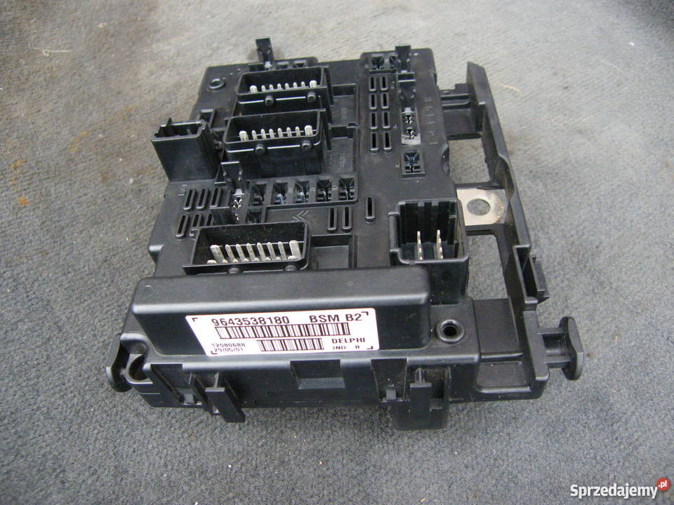 SKRZYNKA MODUŁ BSM B2 DELPHI 9643538180 PEUGEOT Wola Batorska