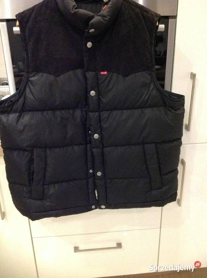 Kamizelka Puchowa Pikowana Męska LEVIS L XL NOWA Kurtki i płaszcze Nowa Sól