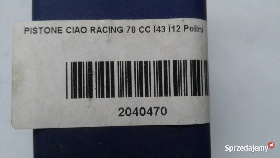 TŁOK POLINI 43 mm RACING 70 ccm Piaggio Ciao SI Bielsk Podlaski