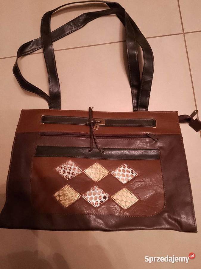 Duża nowa torebka Dla kobiet śląskie