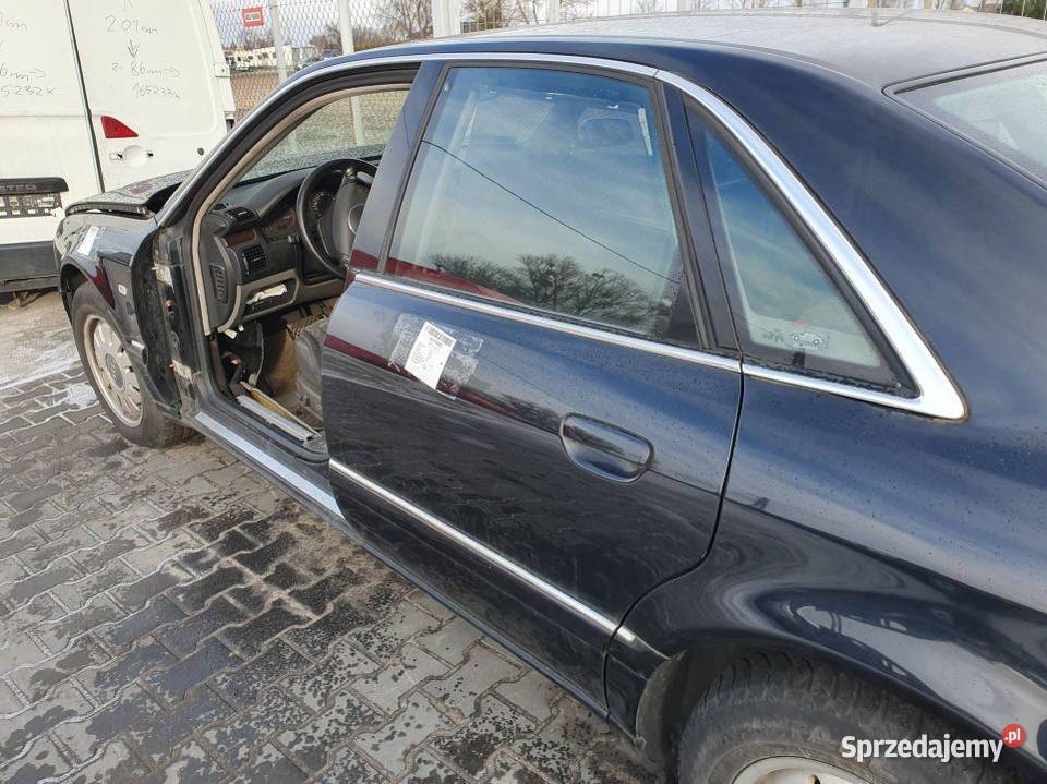 DRZWI LEWE TYŁ AUDI A8 D2 LZ9W NIE LONG Lipno