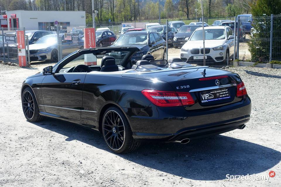 MERCEDES E350CGI 292 KABRIO AVANTGARDE FULL czujnik deszczu śląskie Buczkowice