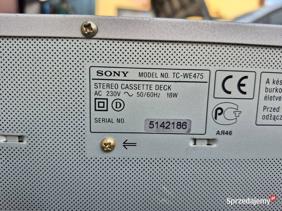 Magnetofon sony sprzedam