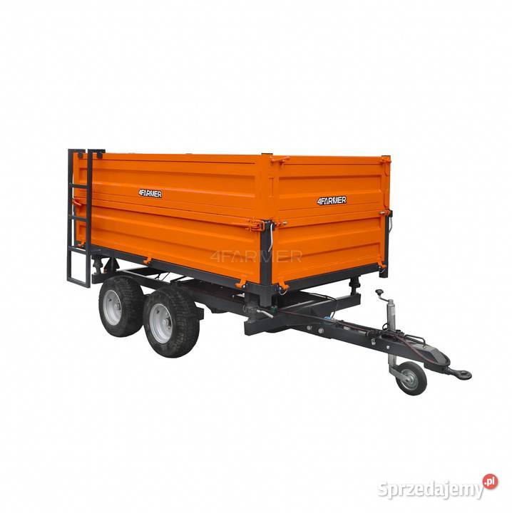 Przyczepa rolnicza dwuosiowa 25T z kiprem i podkarpackie