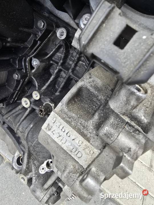 Słupek silnika n47d20c ZATARTY DÓŁ osobowe Nysa sprzedam