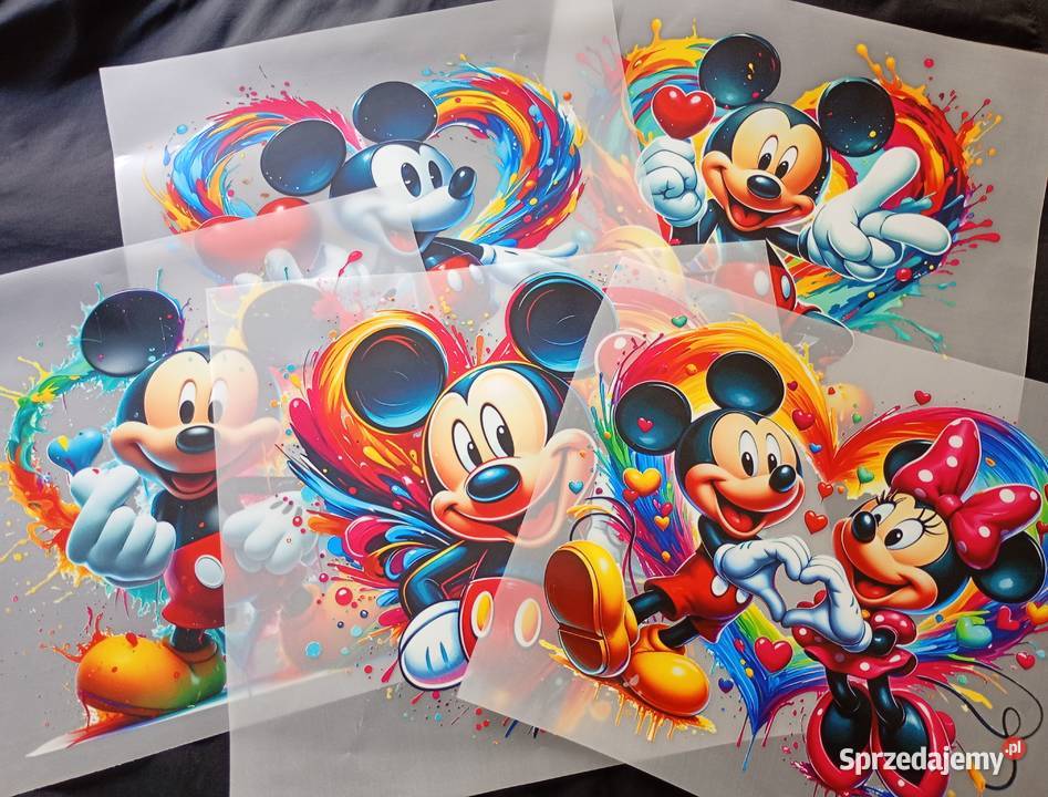 Tshirt koszula grafiką transferowa Myszka Miki dolnośląskie Wrocław