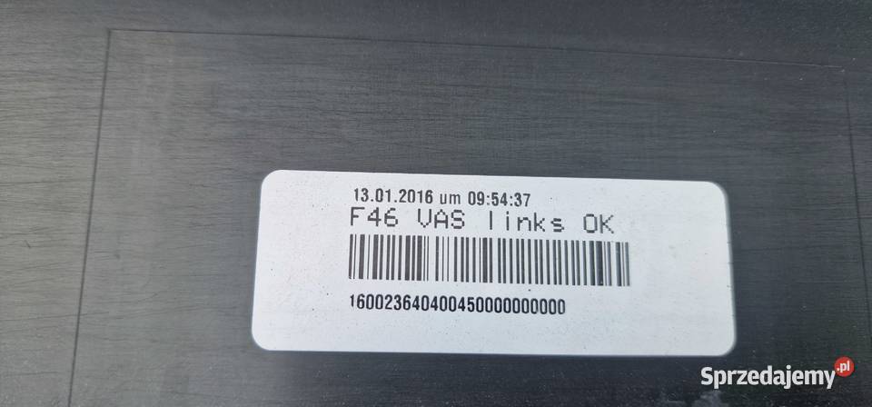 BMW 2 II F45 F46 LISTWA PROGOWA LEWA PRÓG osobowe Bieleń