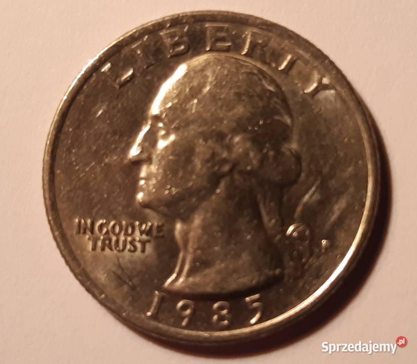 Moneta USA QUARTER DOLLAR 1985 P25 centów George Pruszków