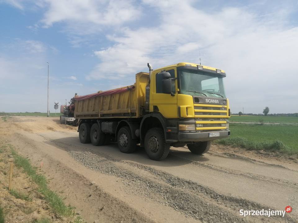Scania 124C wywrotka 8x6 Motoryzacja Nowa Wieś Wielka