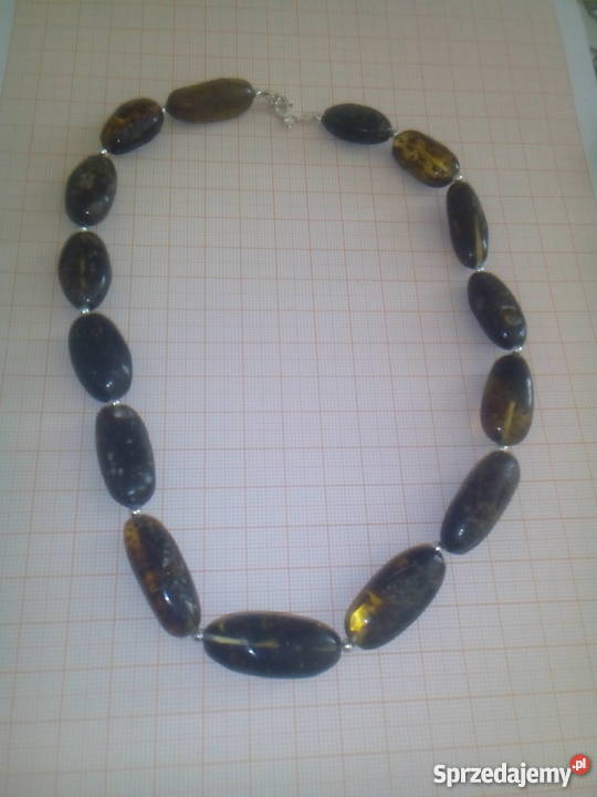 Naszyjnik bursztyn 30gram Białystok sprzedam